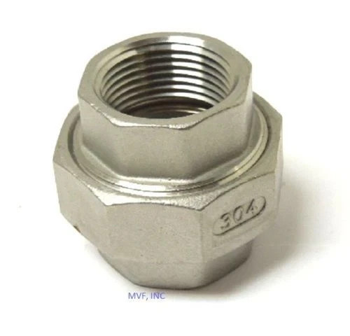 3/4 Inch FNPT Union 304 Stainless Steel 150 lbs Rating