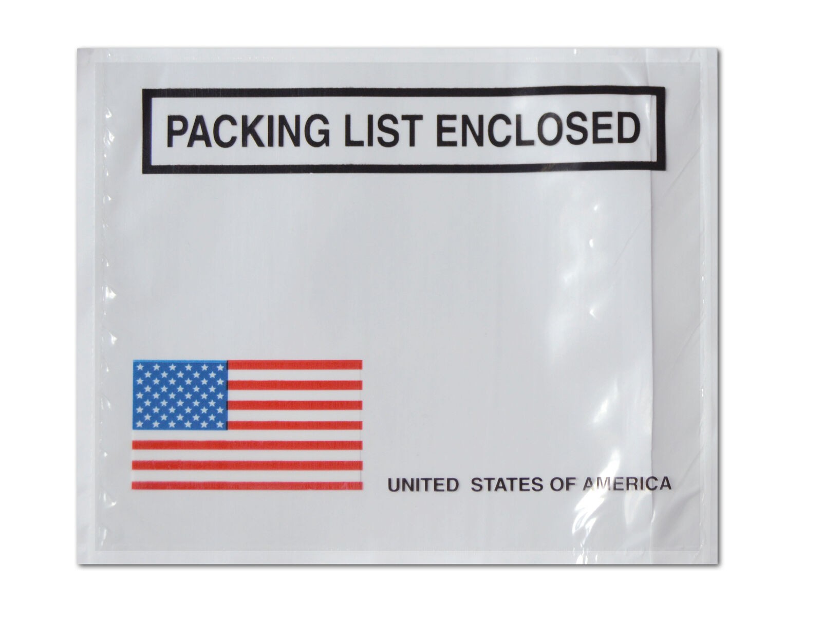 4.5″ x 5.5″ USA Print Panel Face Packing List Enclosed Envelopes 2000 Pcs