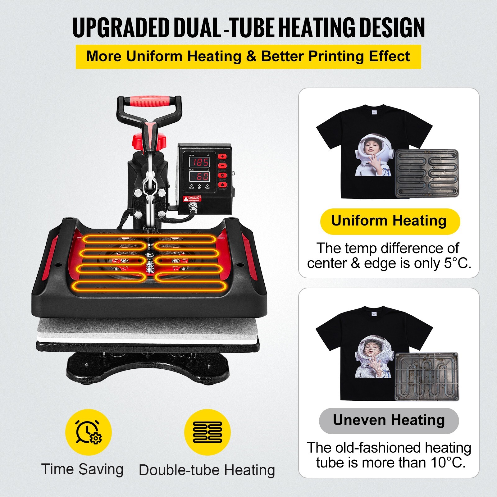 Heat Press Machine Sublimation Machine 15 x 12 Inch 11 In 1 Kit Heat Press
