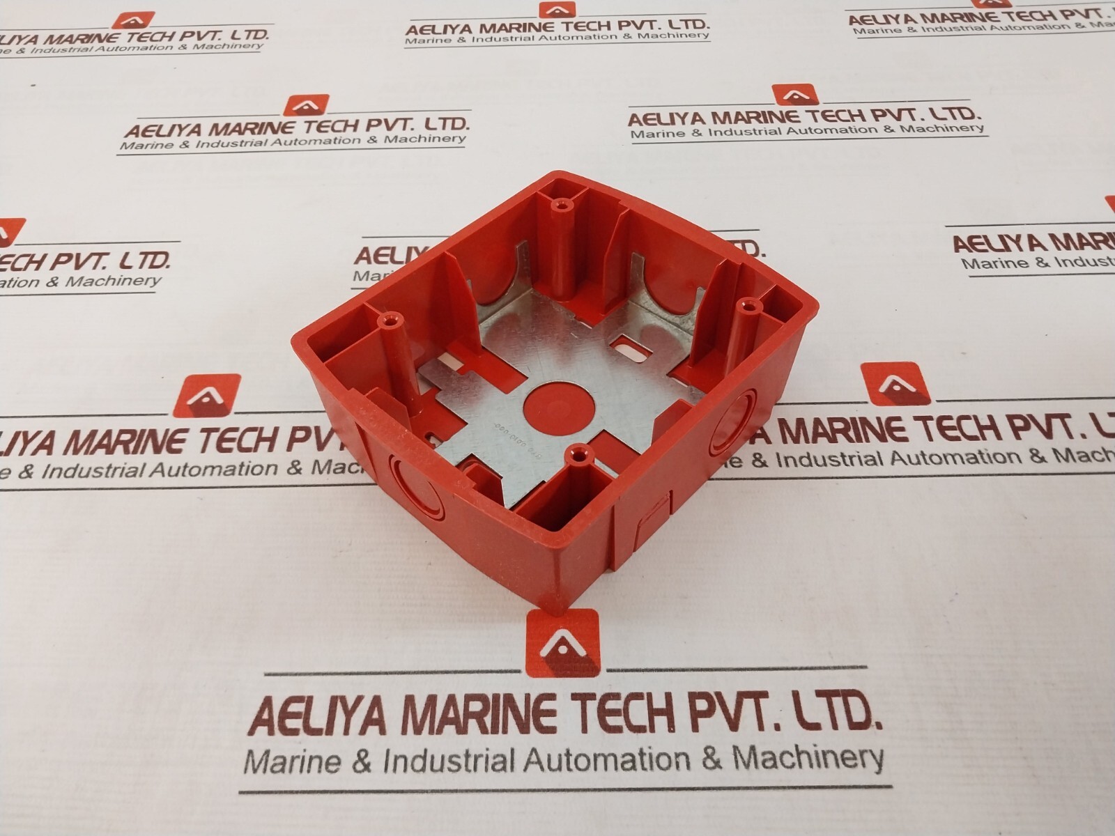 System Sensor SBBR Wall-Mount Surface-Mount Back Box, Red