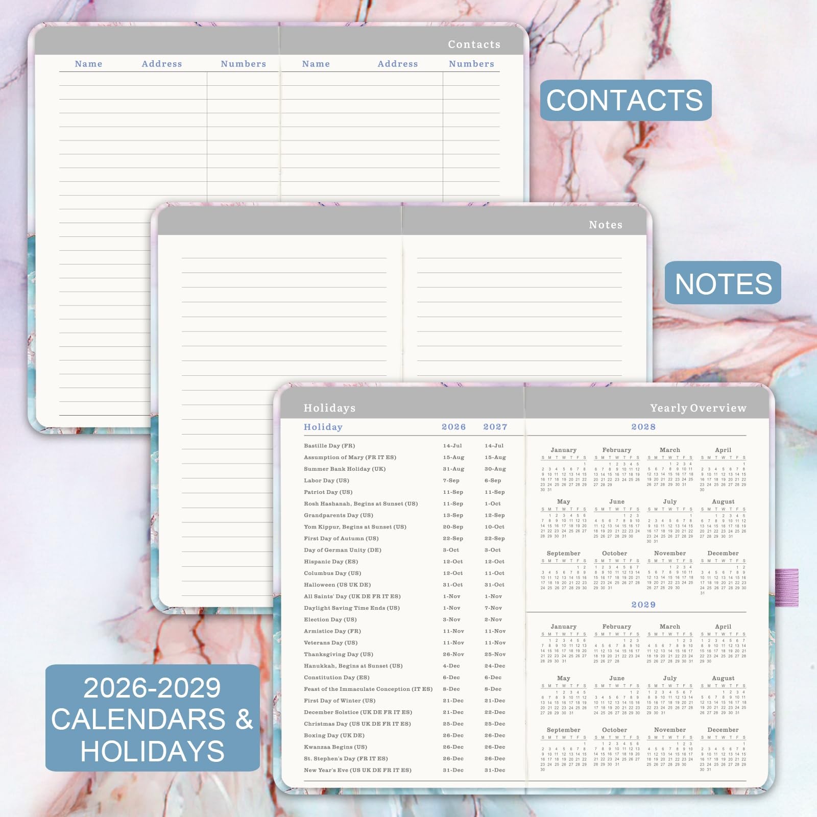2026-2028 Monthly Pocket Planner – 3 Year Monthly Planner 2026-2028, Jan. 202…
