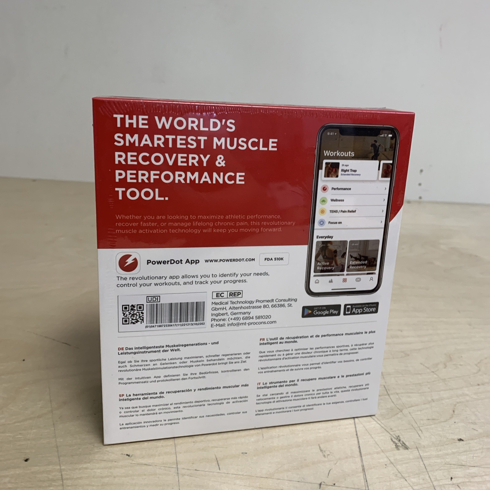 Therabody PowerDot 2.0 UNO Smart Muscle Stimulator Pain Relief Performance