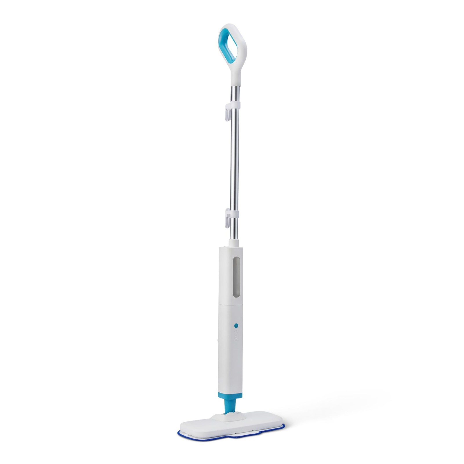 Amazon Basics Steam Mop for All Sealed Hard Floors, Heats Up 20-Foot, White
