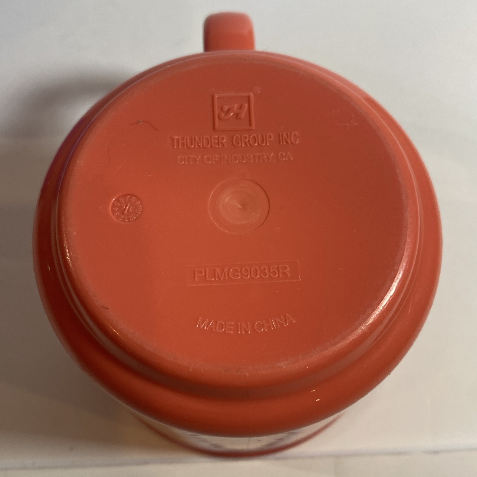 Thunder Group PLMG9035GCM PLMG9035R 10 oz Melamine Mug Blue Peach