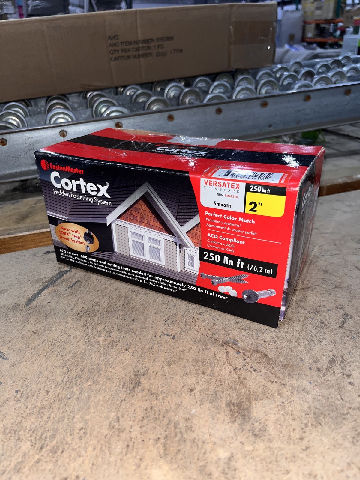 FastenMaster Cortex Hidden Fastening System 250 Lin Ft, 2” FM-214T