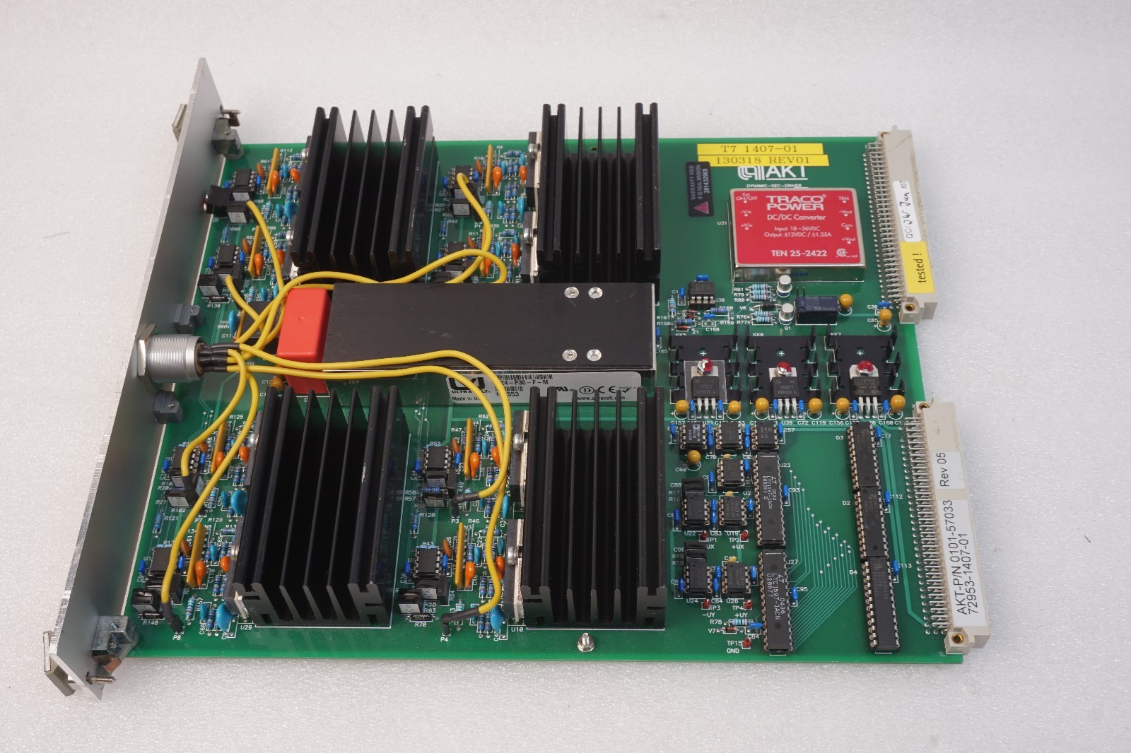 AMAT AKT DYNAMIC-SEC-DRIVER BOARD D-SEC 50-04,0101-57033 REV:05,130318 REV:01