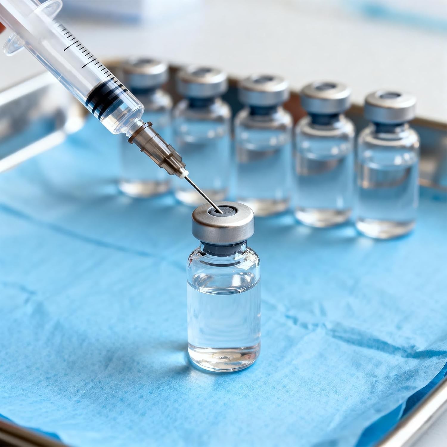 Individually Wrapped 22Ga 1.5IN Disposable Needles for Laboratory and Industry