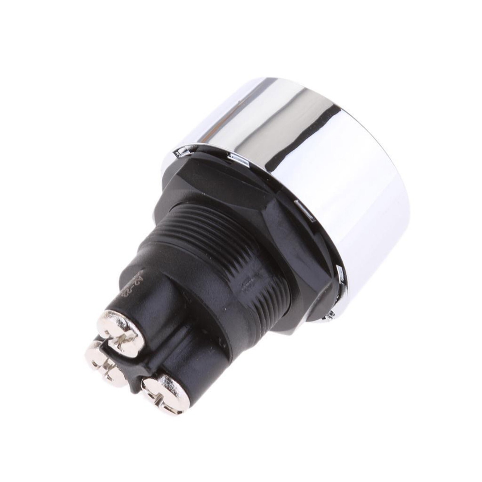 12 Volt DC LED Light Heavy-Duty Momentary Push-Button Starter Switch (50 Amps)