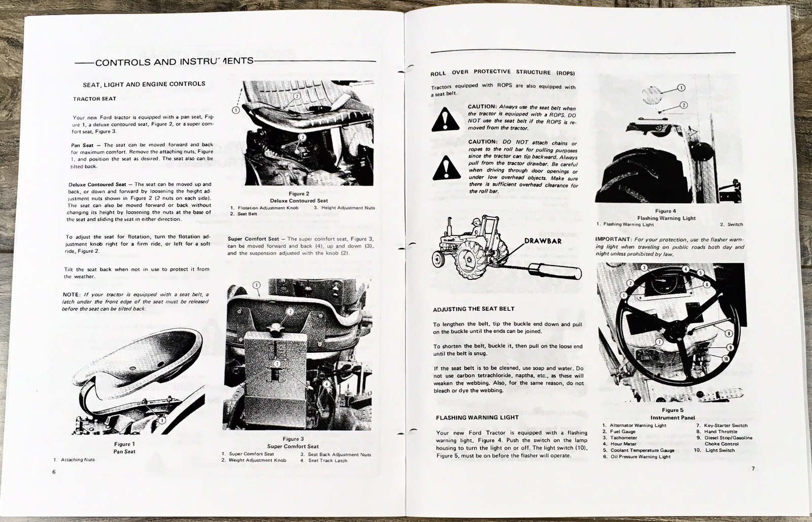 Ford 2600 3600 4100 4600 Tractor Operators Owners Manual Maintenance 1975 – 1981