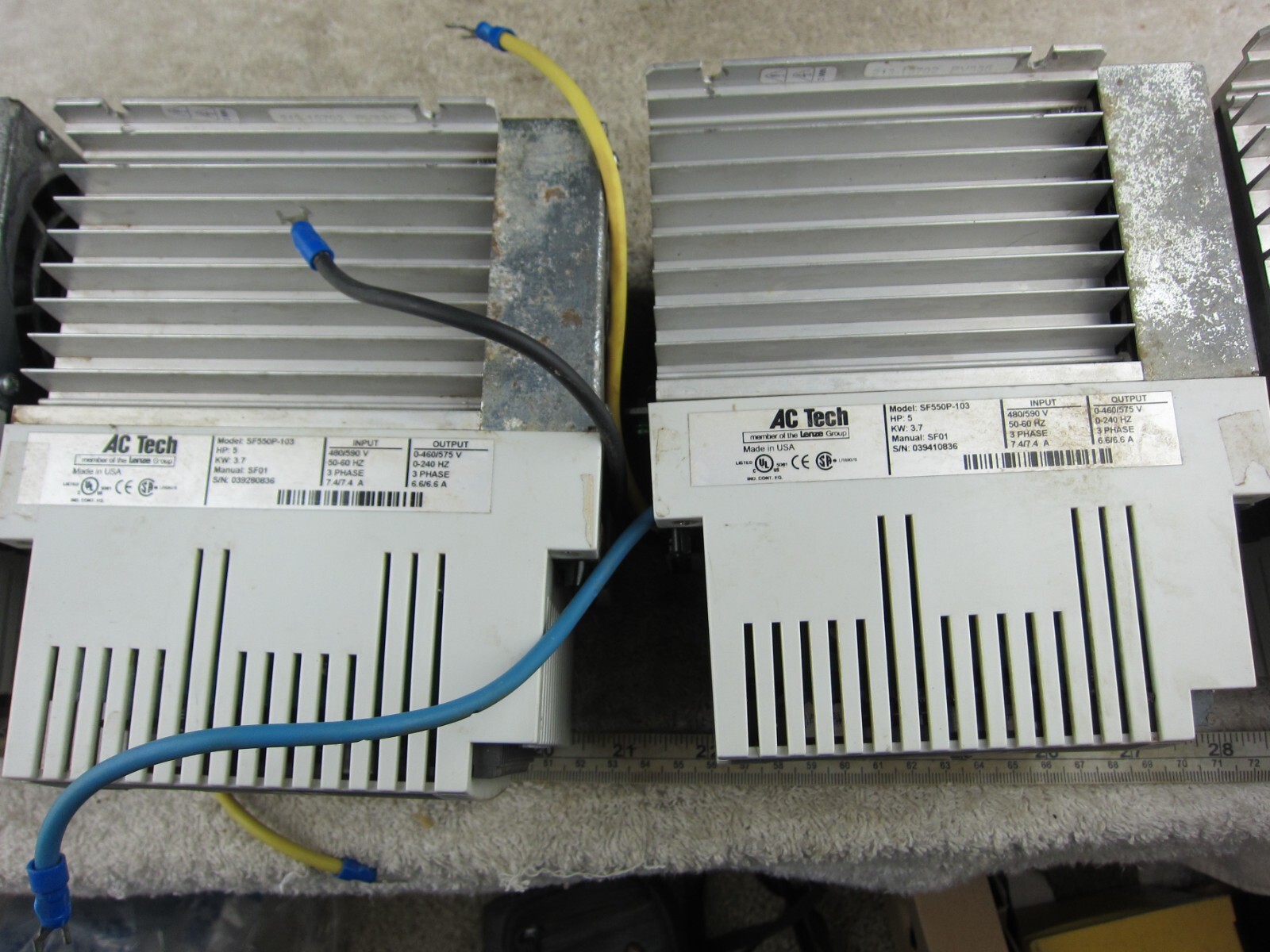 AC Tech Lenze SF550P-103 5Hp 3P 480V Variable Speed AC Motor Driver, Used