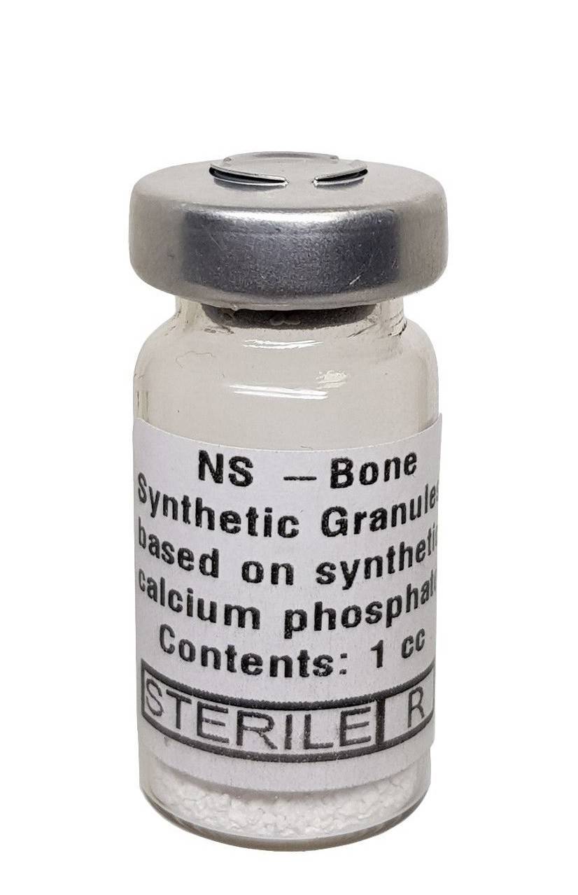 LOT X 2 Dental Sterile bone synthetic NS-BONE Next Israel 1CC surgical
