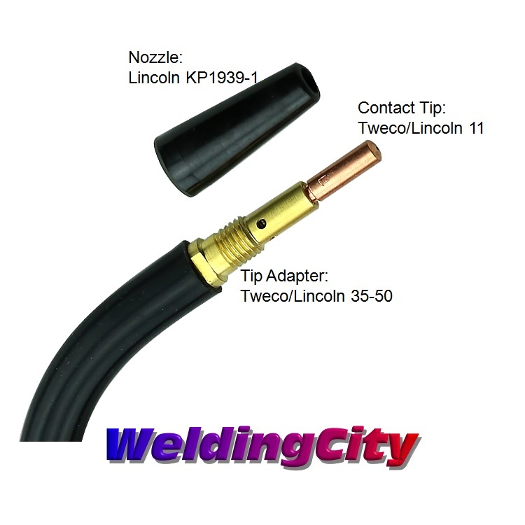 WeldingCity® MIG Gun 100A 10-ft Flux-Core Gasless 100L-FC for K530-3A US Seller