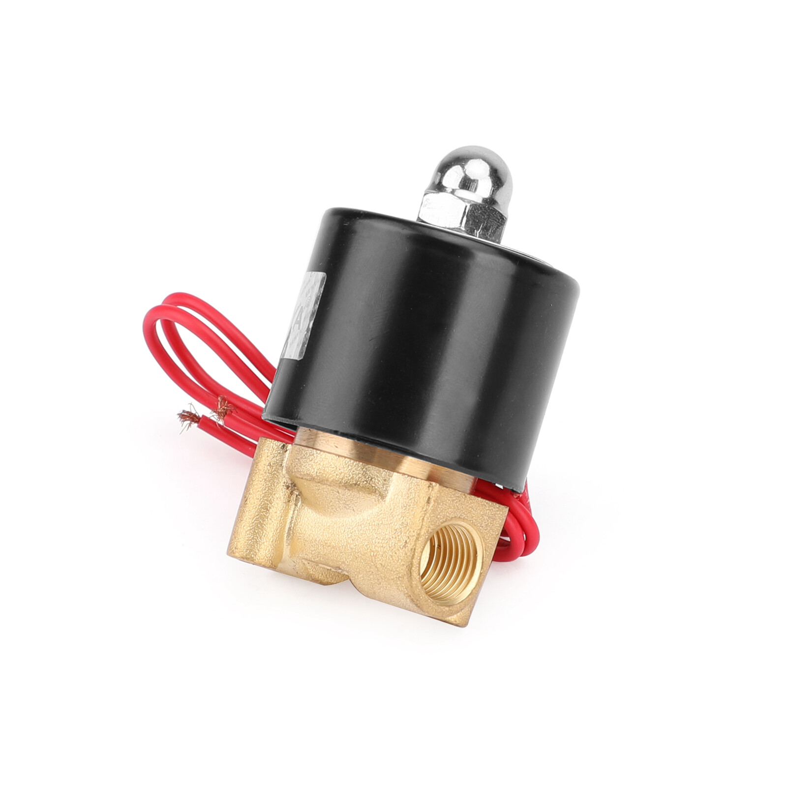 1/4″ AC 220V Brass Normally Closed Electric Solenoid Valve BSP Gas Water Air N/C