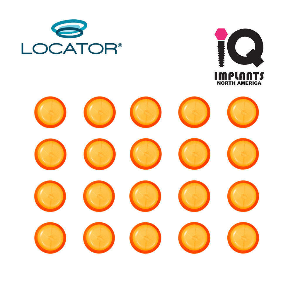 Zest Locator Genuine Male Replacement Caps Extended Range, Orange 2.0 lbs (20-Pa
