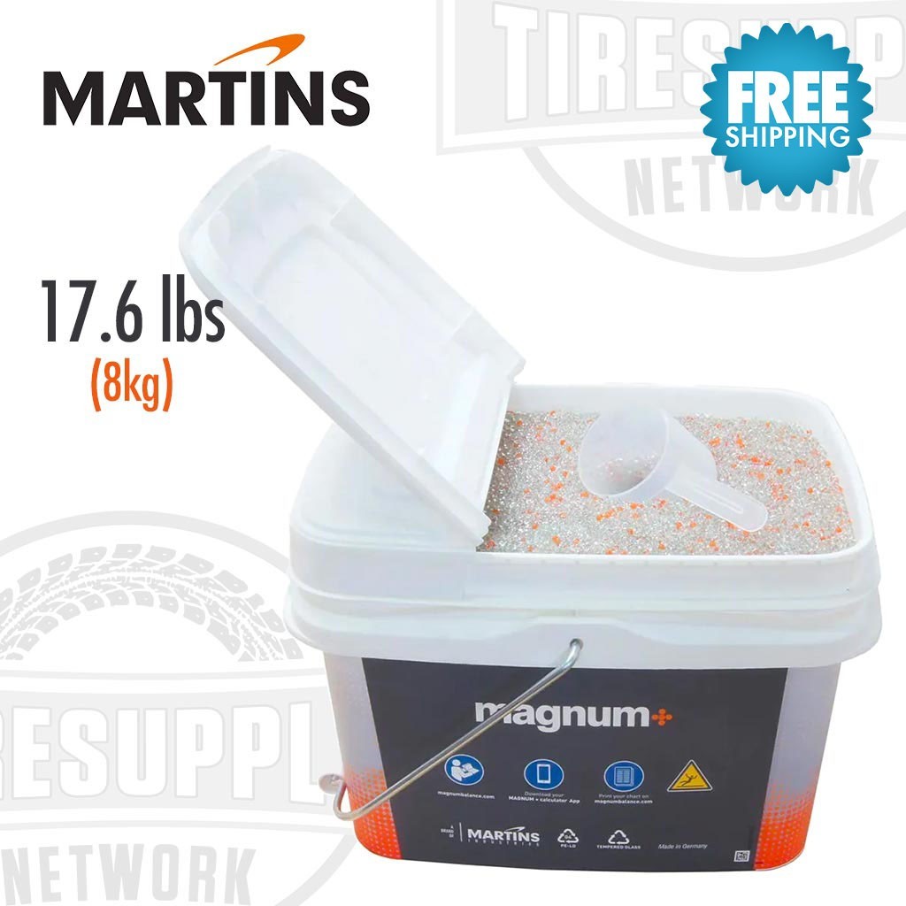 Martin Industries MBP8KG MAGNUM+ 17.6 lb / 8 kg Bulk Tub Tire Balancing Beads