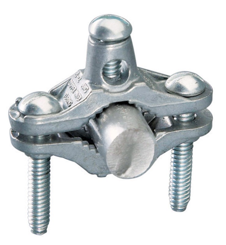 Dare 2303 Silver Metal Ground Rod Clamp 1 L x 5.75 H x 3.75 W in.