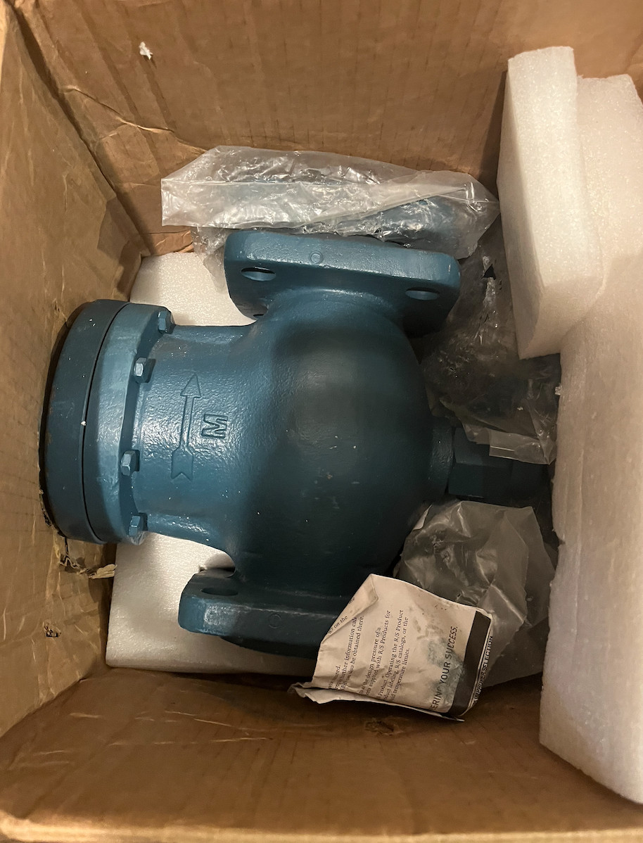 NEW Parker 2-1/2″ CK-1 Check Valve 101022 400 PSIG Ammonia Flanged Industrial