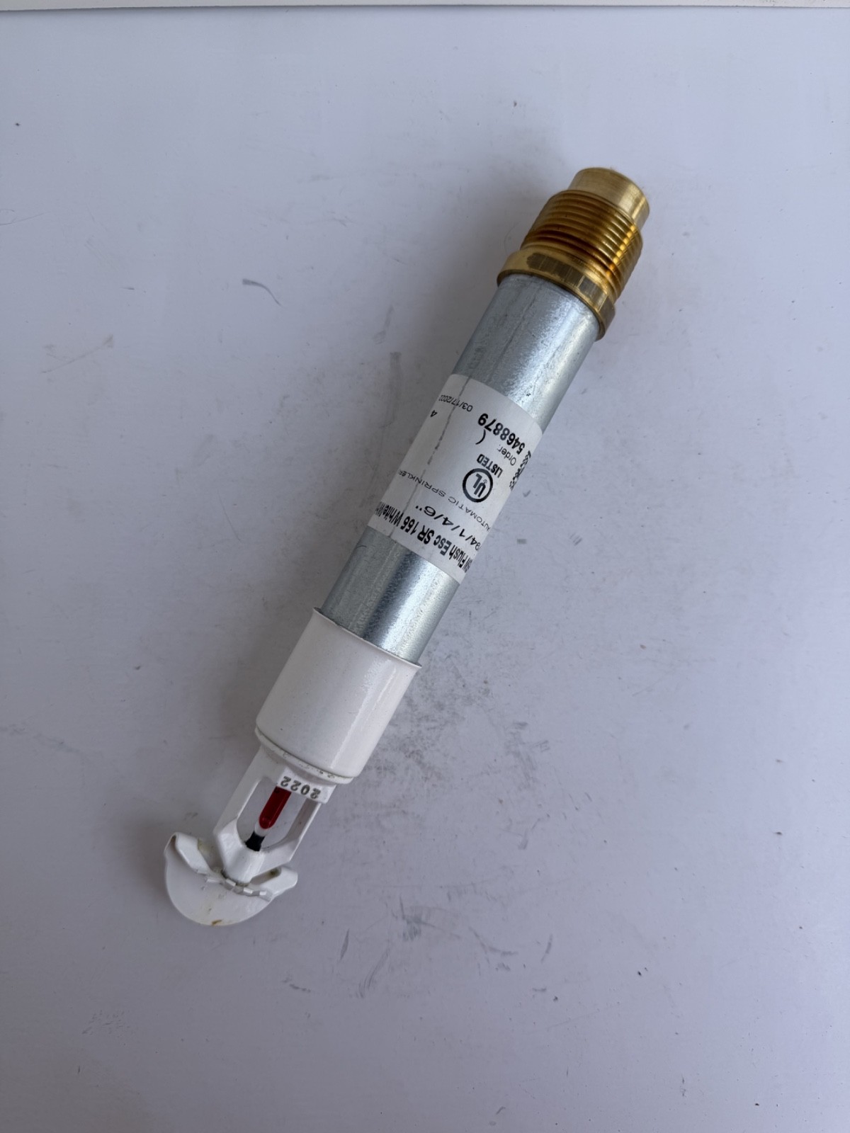 Tyco 6″ DS1 HSW Flush Esc SR 155 White/White 60/94/1/4/6″ UL NEW
