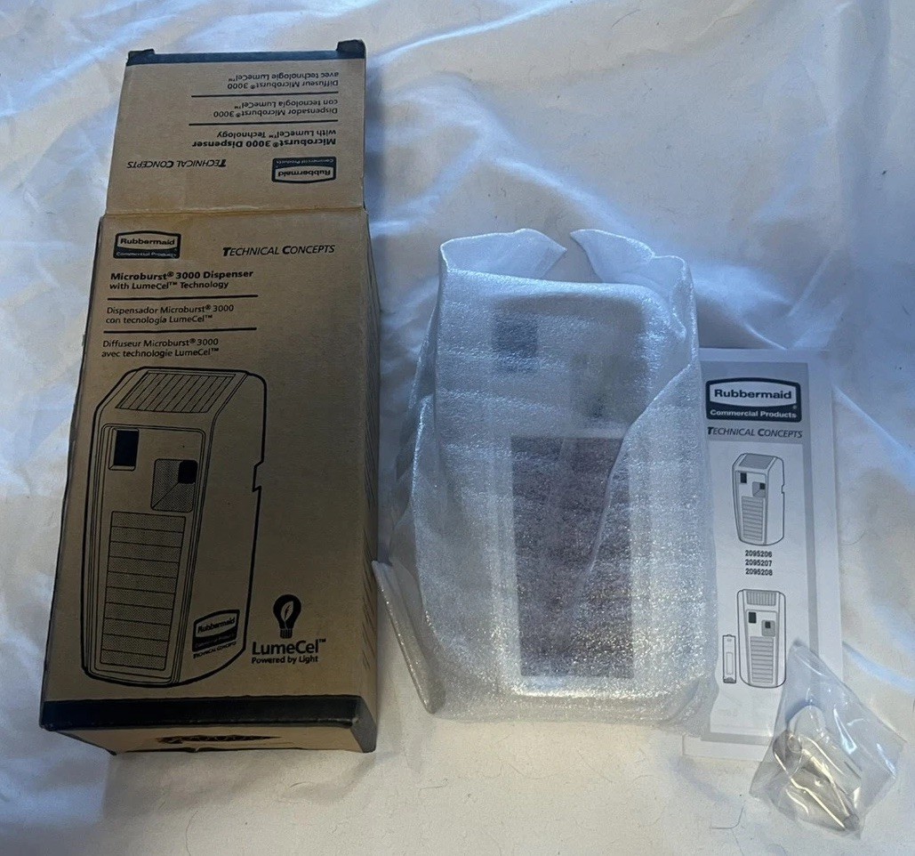 Rubbermaid Microburst 3000 Dispenser with LumeCel Technology, Air Dispenser