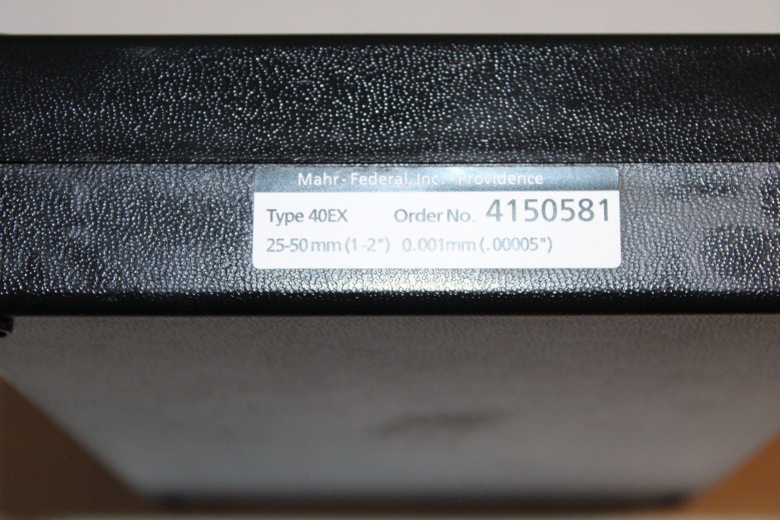 Mahr Federal 40EX 4150581 Digital Micrometer; 1–2″ Range NEW