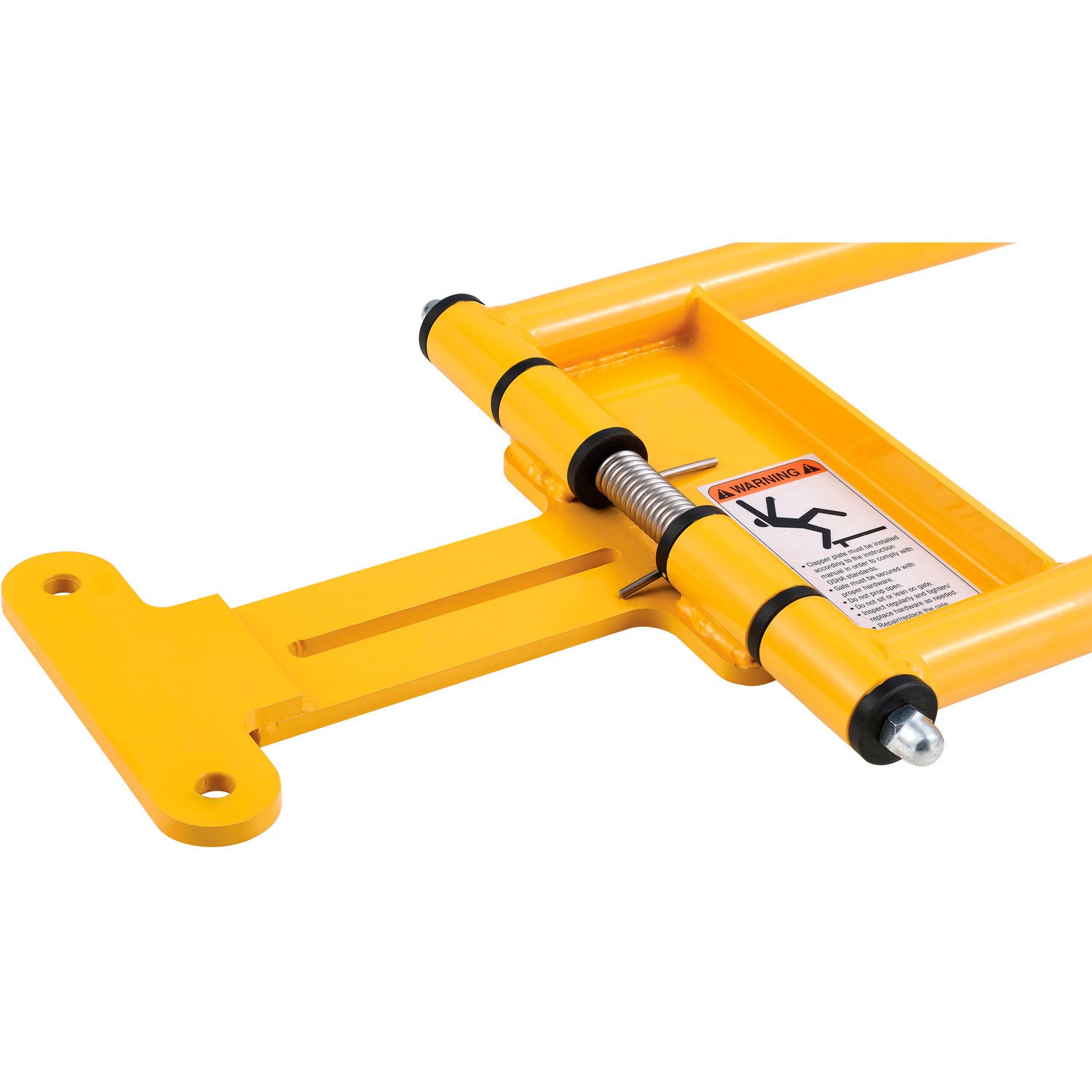 Global Industrial Adjustable Safety Swing Gate 16″-26″W Opening Yellow