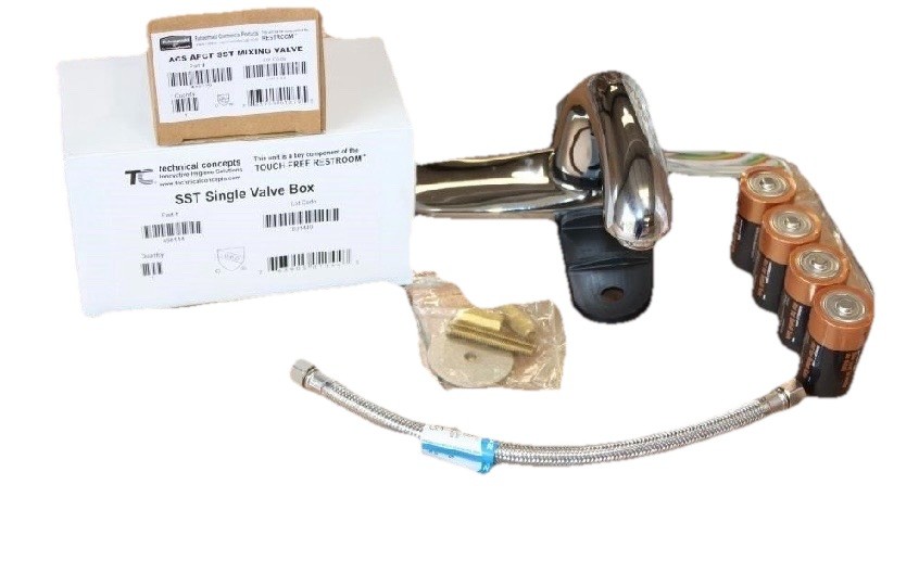 Rubbermaid AUTOFAUCET® MILANO 1895785 Hands-Free Sensor Faucet Polished Chrome