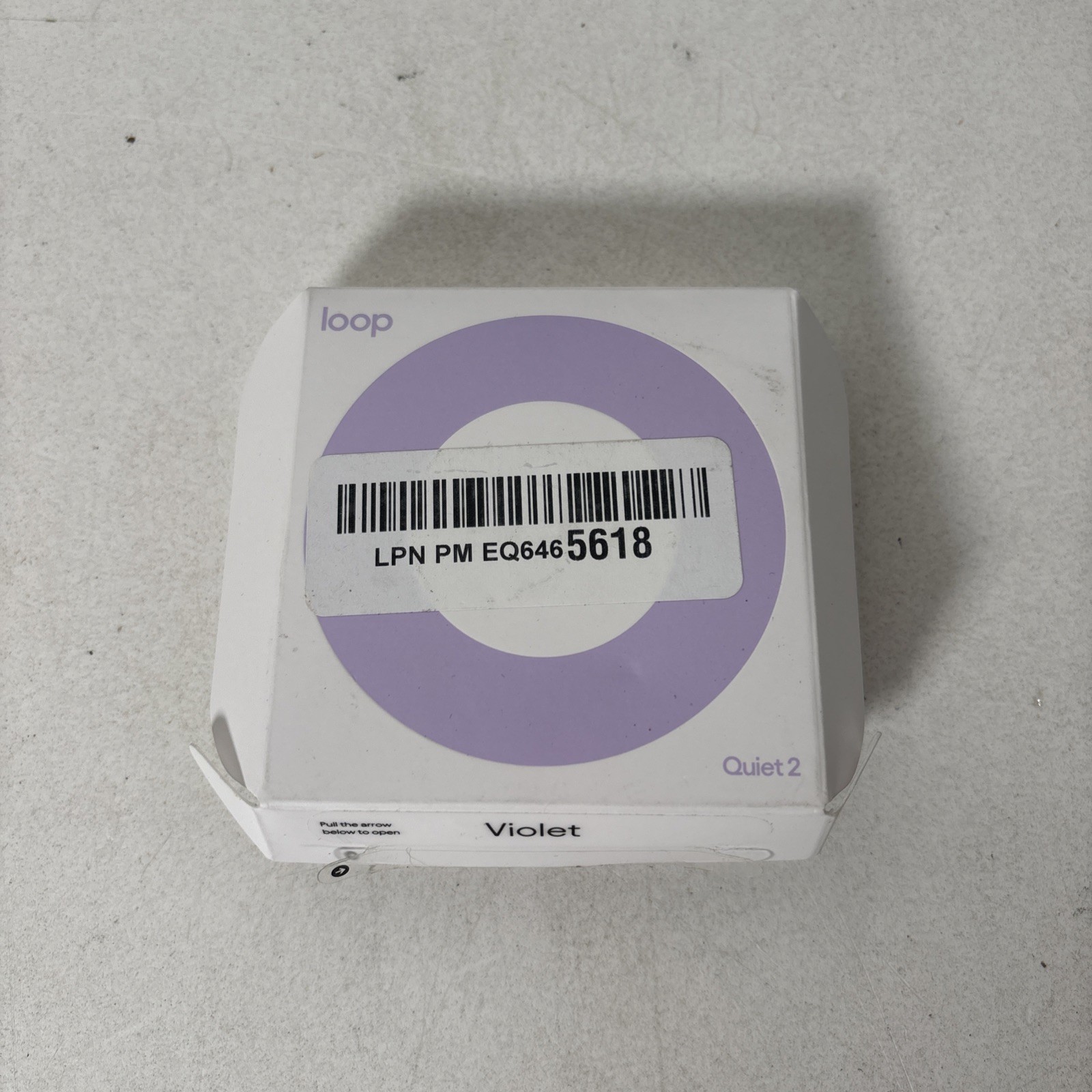 Loop Quiet 2 Earplugs, Lavender, Noise Reduction, New Open Box, Complete Set