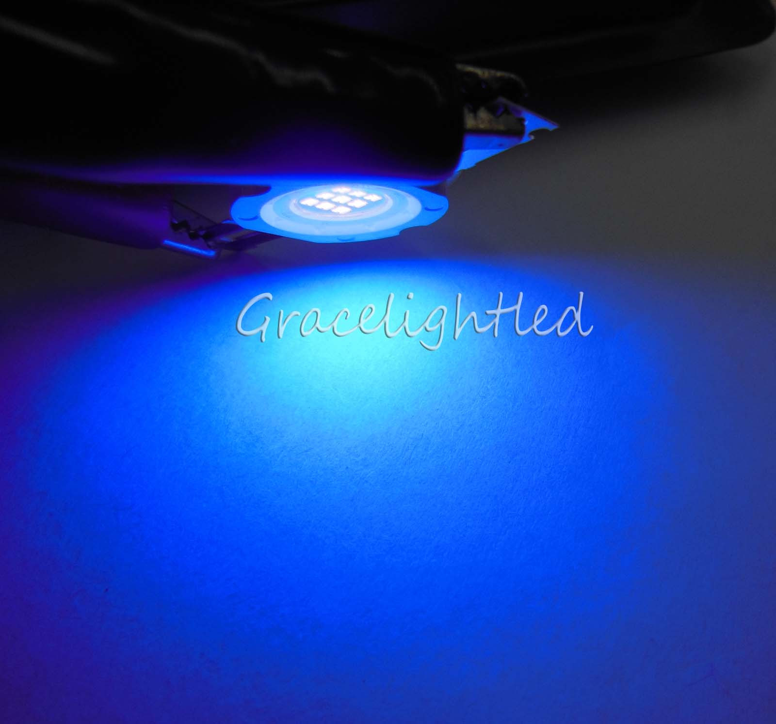 Round High Power 10W UV Ultra Violet LED Chip 395-405nm for Aquarium Tank light