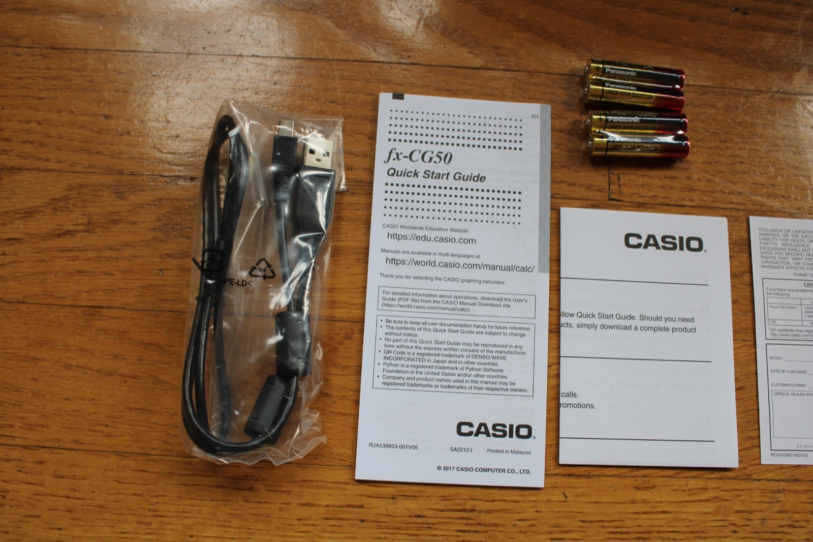 CASIO FX-CG50 Graphing Calculator New Open Box