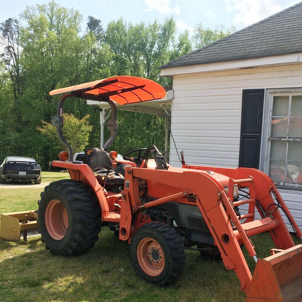 Sun Shield Tuff Top Tractor Canopy For ROPS 48-3/8″ X 48-3/8″ – Orange