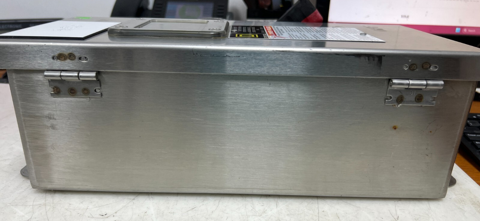 👀 SQUARE D 30A NON-FUSED STAINLESS STEEL SAFETY SWITCH 600V 3Ø 30 HP HU361DSVW