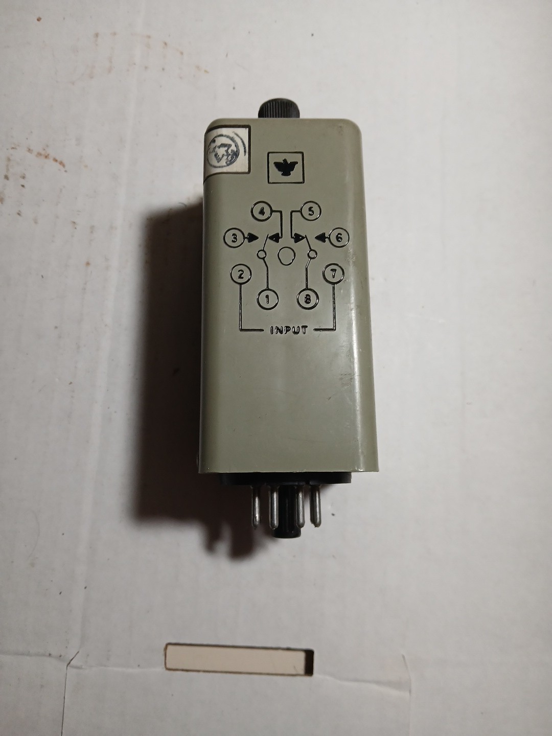 EAGLE SIGNAL TIME DELAY RELAY 5 – 60 SECOND 1 MINUTE 120V AC DC 10A M80 CG914A3