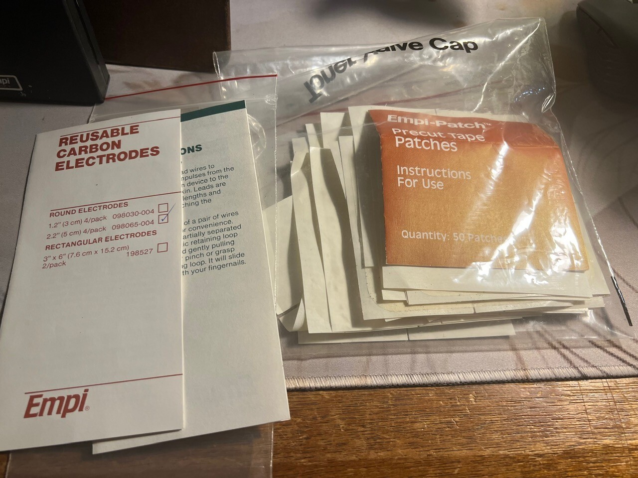 Empi Epix + 982H TENS_Pain Relief_Nerve Stimulator_w/ Case & Other Accessories
