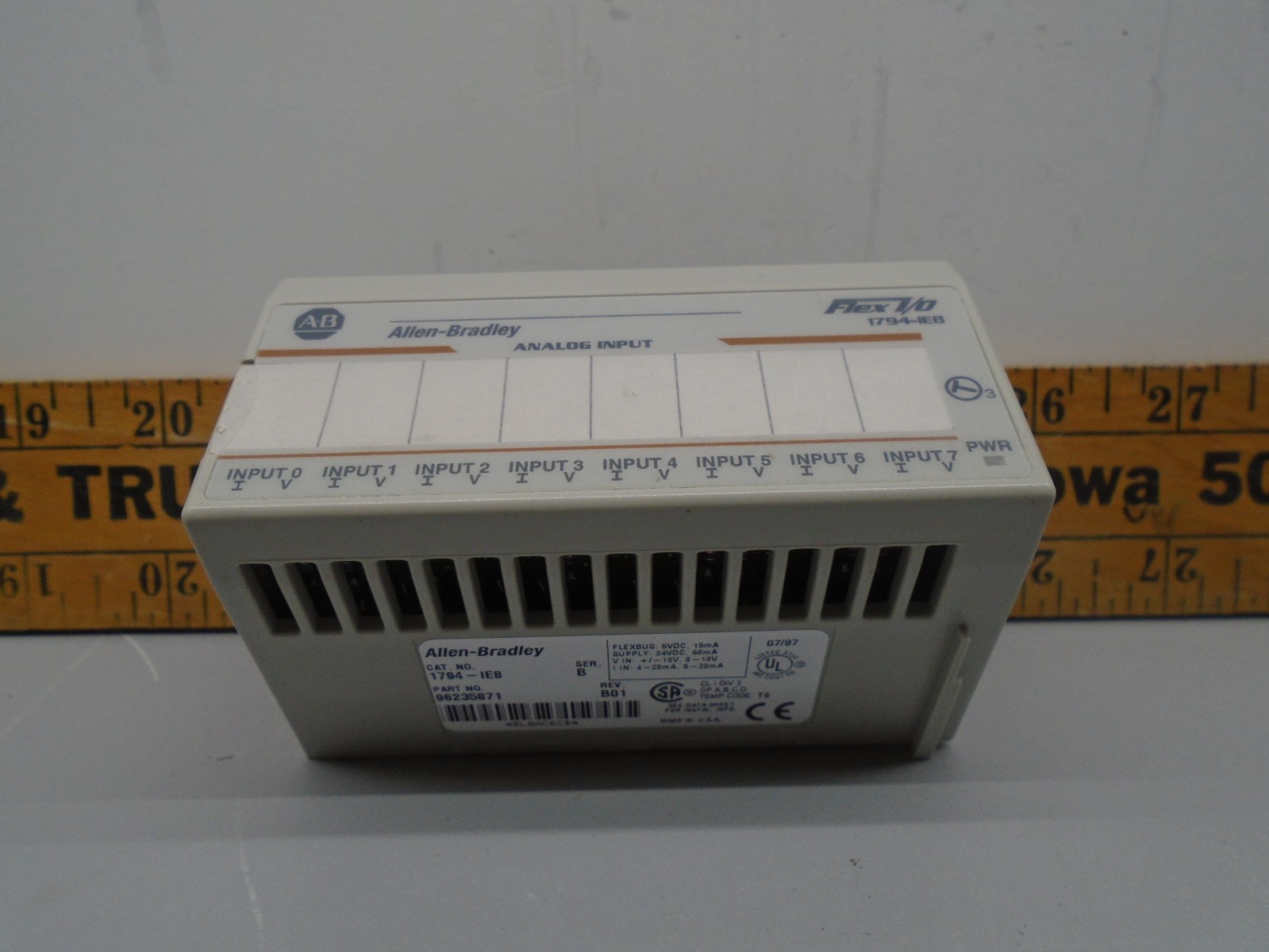 1794-IE8 /B Allen Bradley Flexlogix Analog Input 1794-1E8 W358