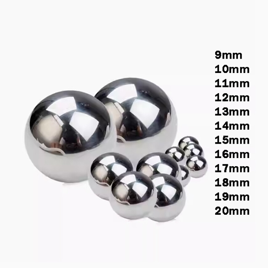 Solid Carbon Steel / Gcr15 Steel Ball Bearing 9 10 11 12 13 14 15 16 17 18 20mm