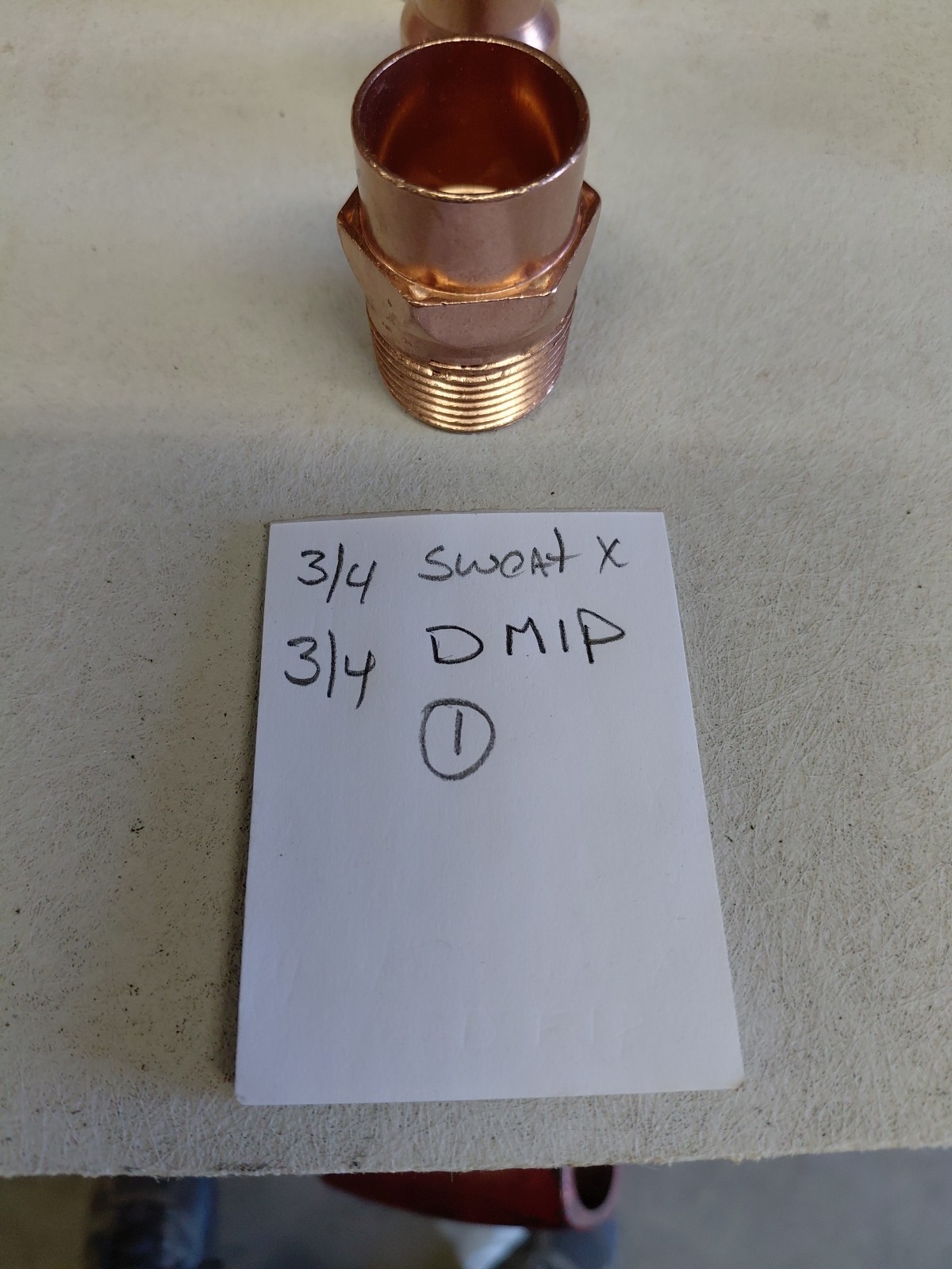 Copper Sweat Fittings Assorted sizes( One Lot As Listed NOS)