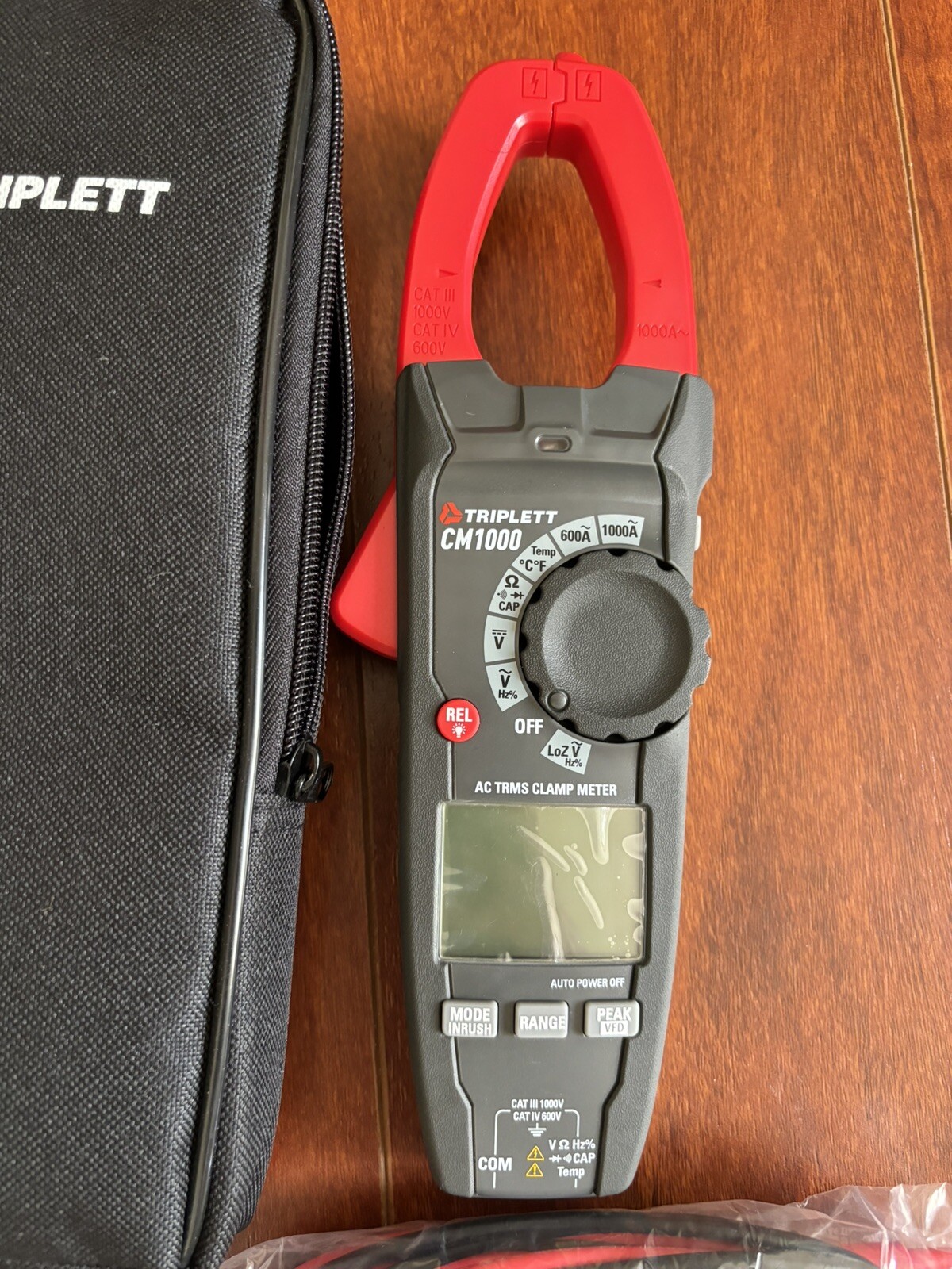 Triplett CM1000 True-RMS AC Clamp Meter, 1000A