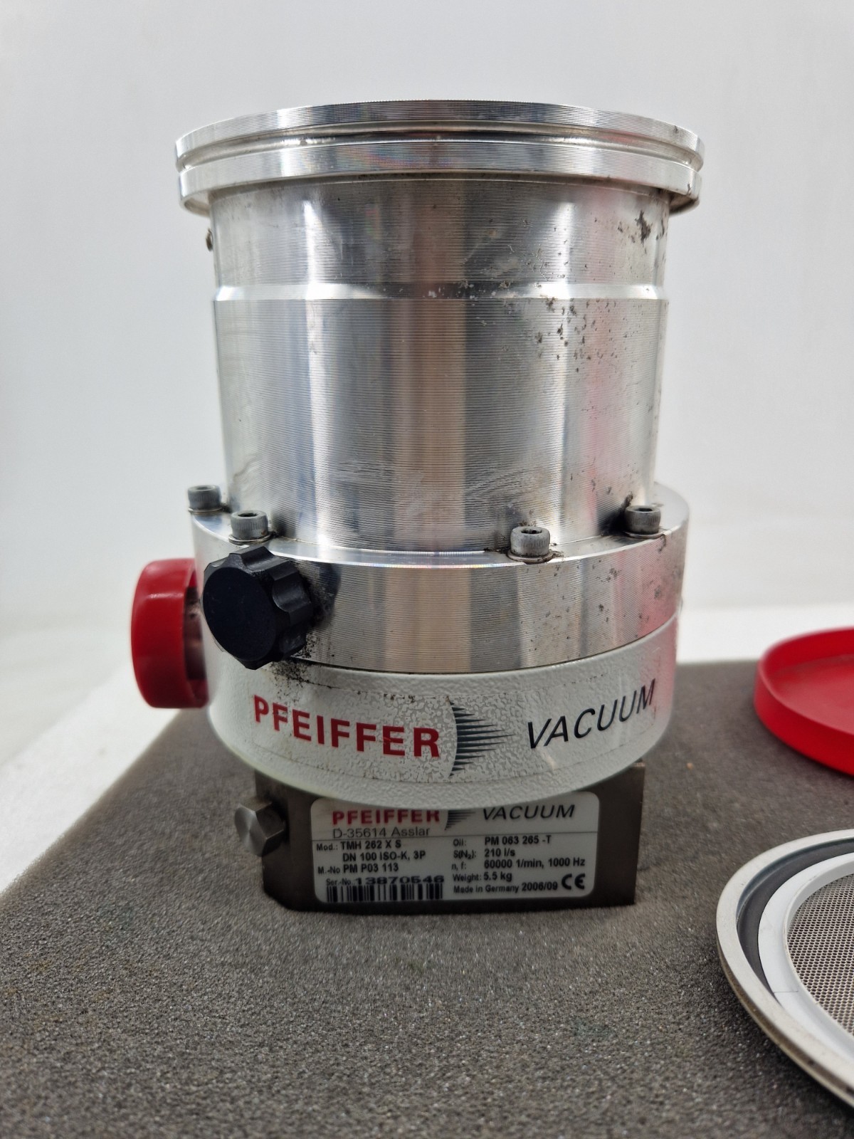 PFEIFFER VACUUM TMH 262 X S PM P03 113 TC 100 PM Co1 692A B 3990 181