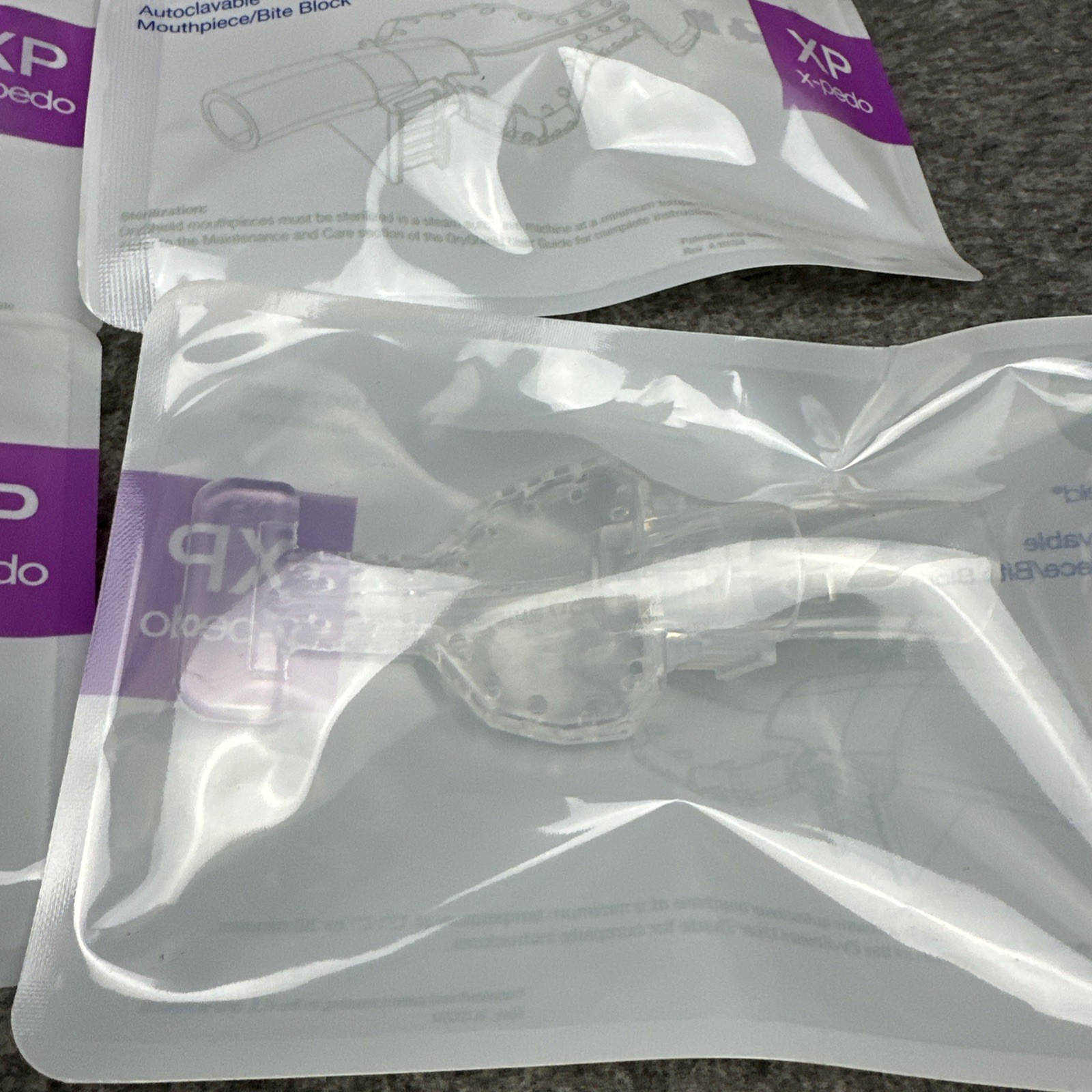 4 Pack Solmetex DS-MPX-001 DryShield Mouthpiece Autoclavable X-PEDO