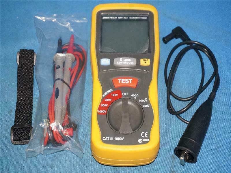 Digitech CAT III 1000V QM1493 Digital Insulation Tester 30 Days Warranty