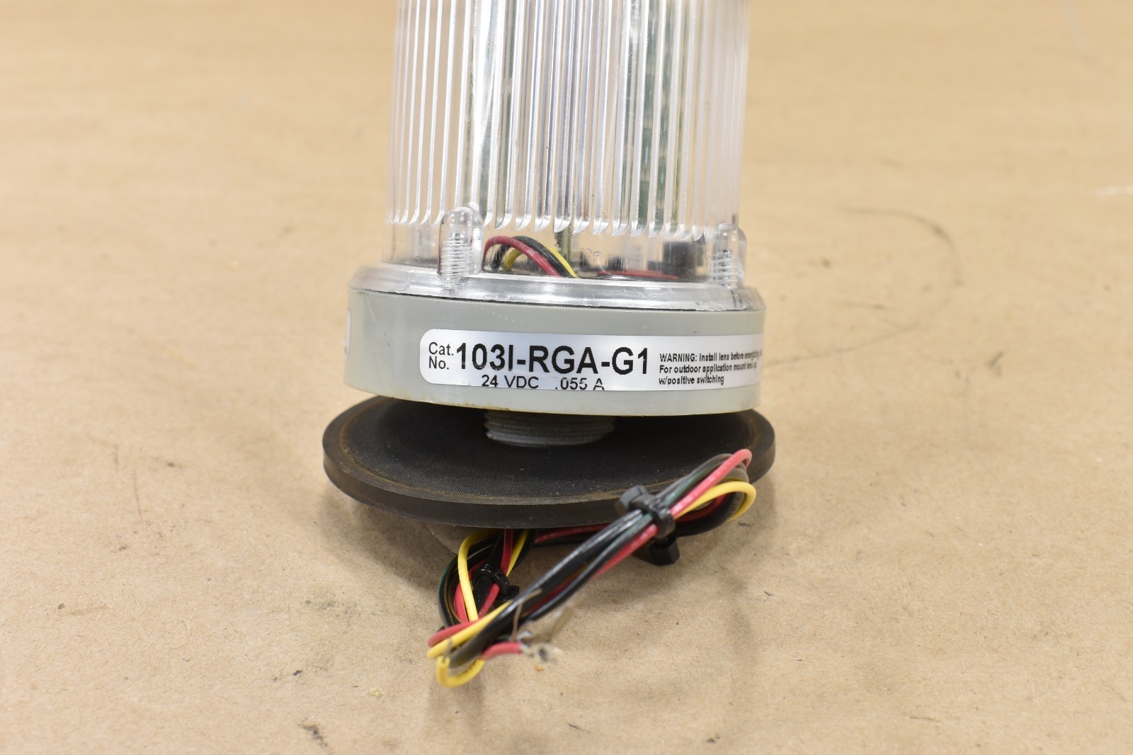 Edwards Chameleon 103I-RGA-G1, LED Light Signal Beacon Red, Green, Amber 24VDC