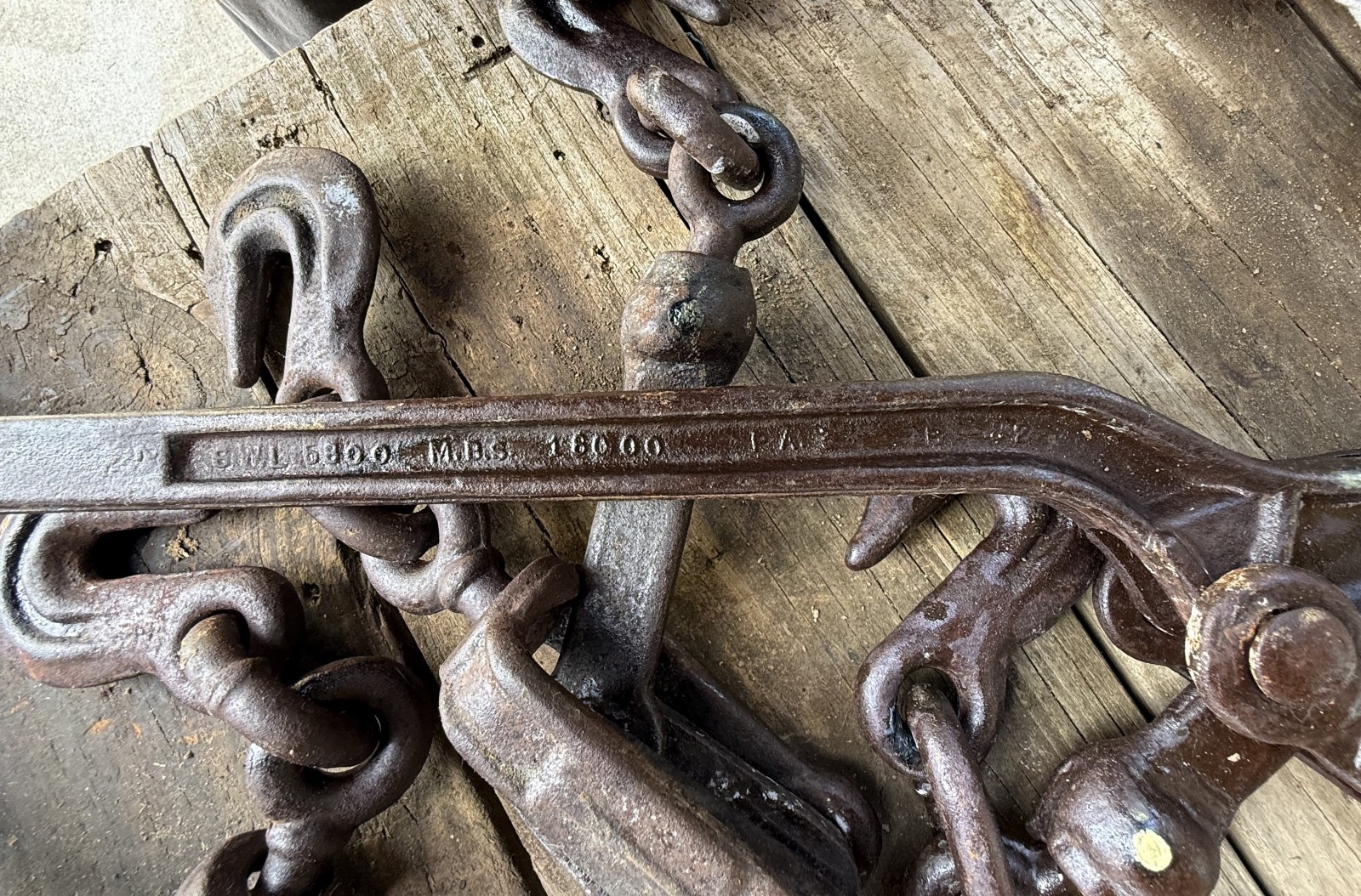 Wallace Forge Truck Chain Binder