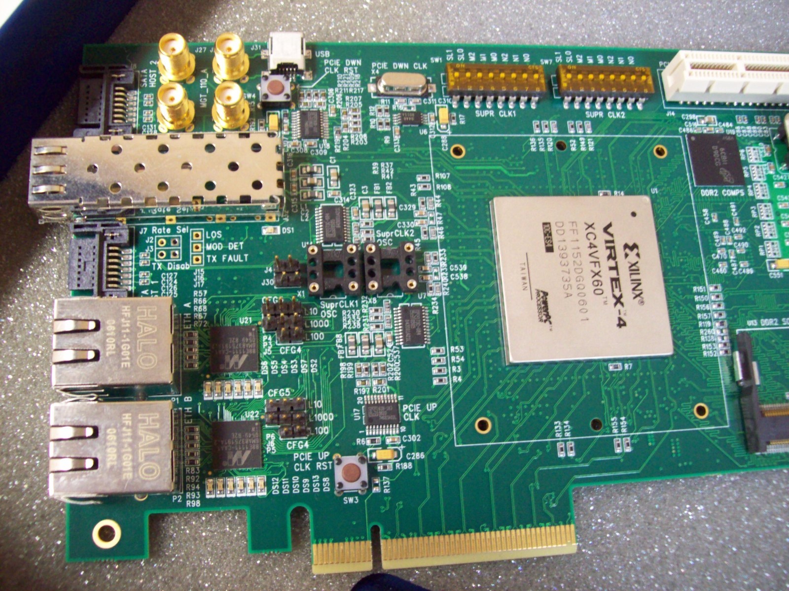 HITECH GLOBAL HTG-V4-PCIE XILINX VIRTEX-4 FX PCI EXPRESS DEVELOPMENT BOARD – NEW