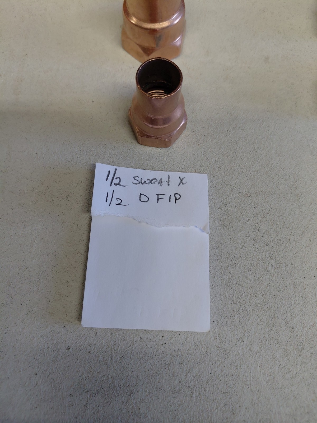 Copper Sweat Fittings Assorted sizes( One Lot As Listed NOS)