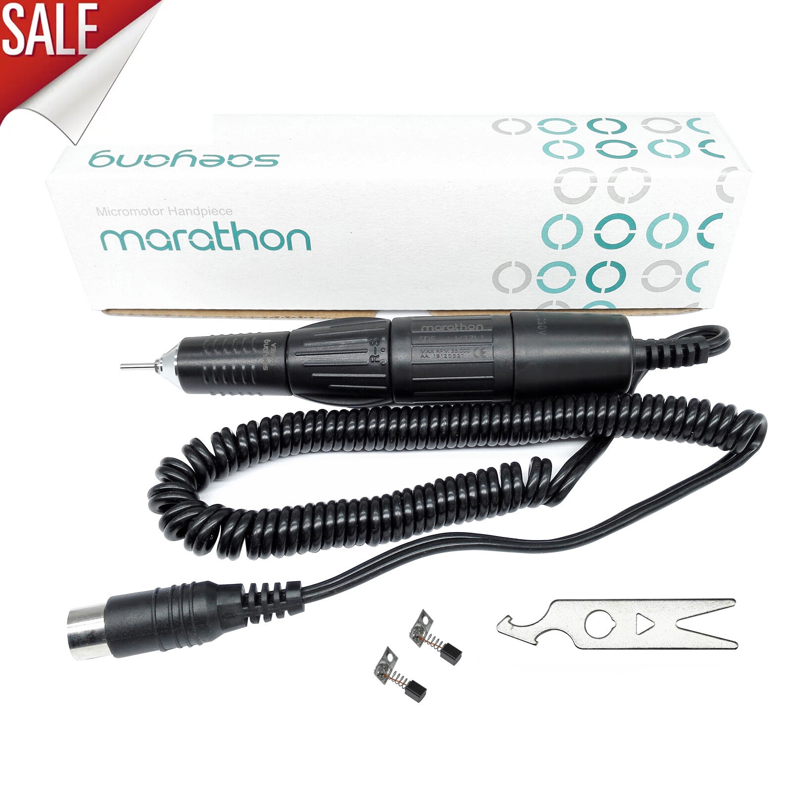 Dental Lab Marathon Electric Micromotor Polishing Unit /35K rpm Motor Handpiece.