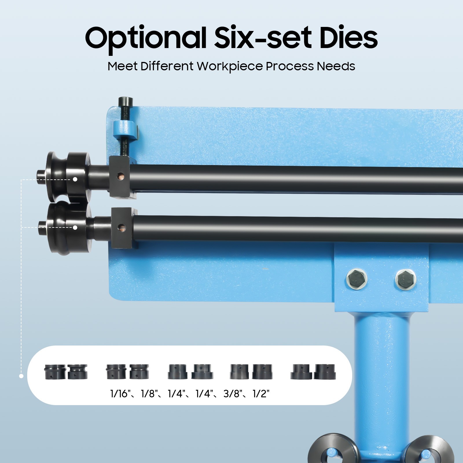 Manual Bead Roller Sheet Metal Bead Roller Set Multifunctional Bending Machine