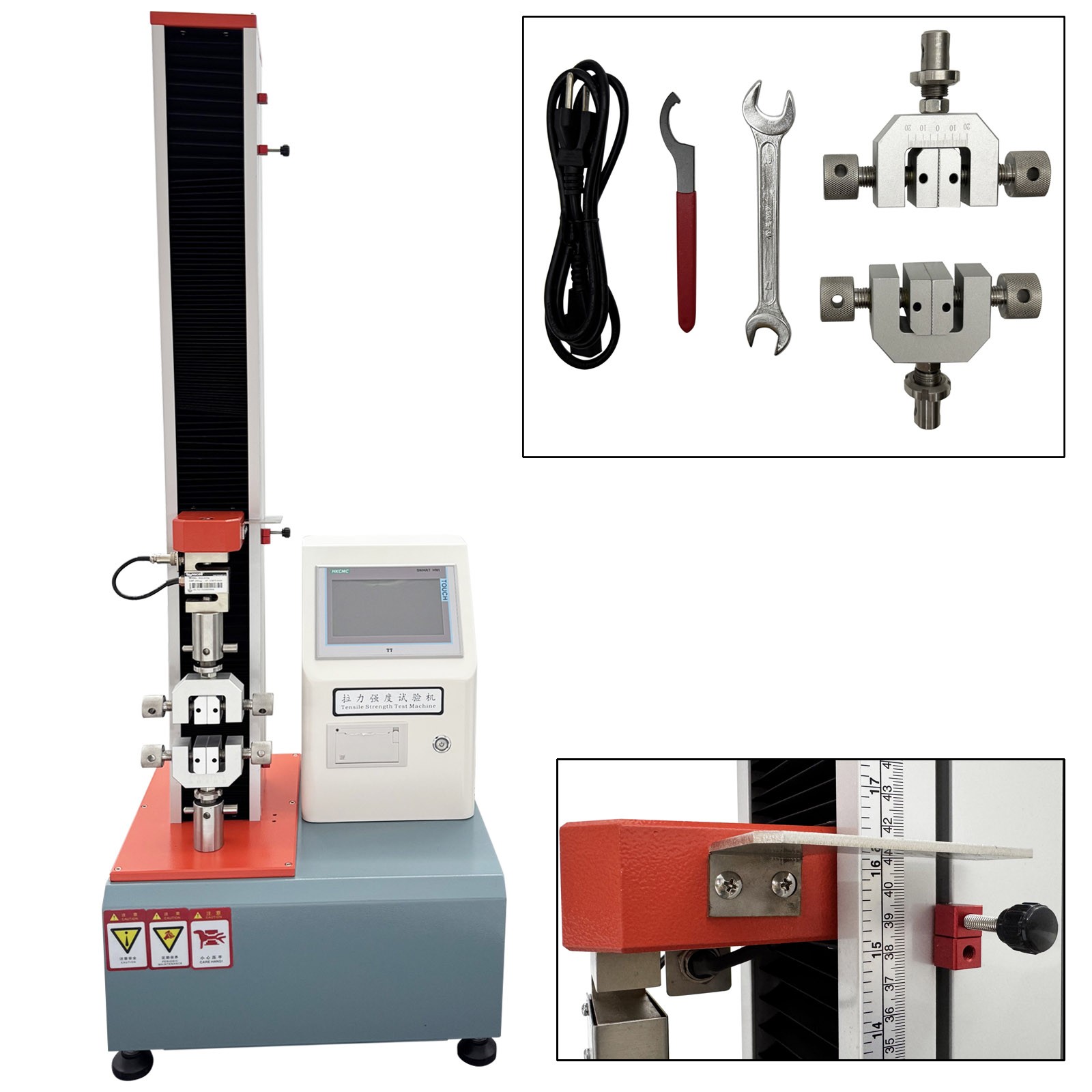 110V 200KG Electric Universal Tensile Strength Touchscreen Testing Machine