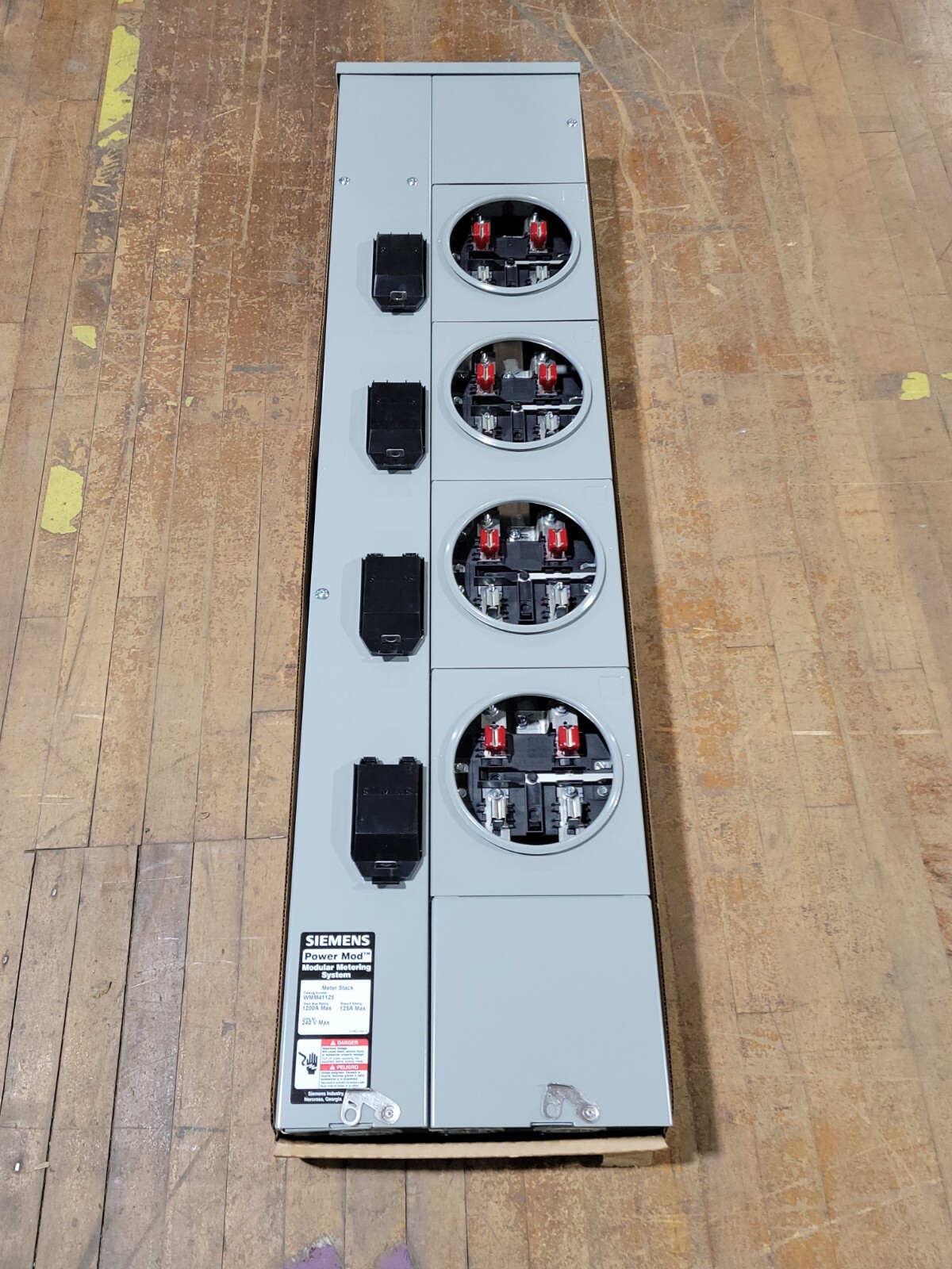 Siemens WMM41125 Power Mod Modular Metering System Meter Stack 125 A 240 VAC