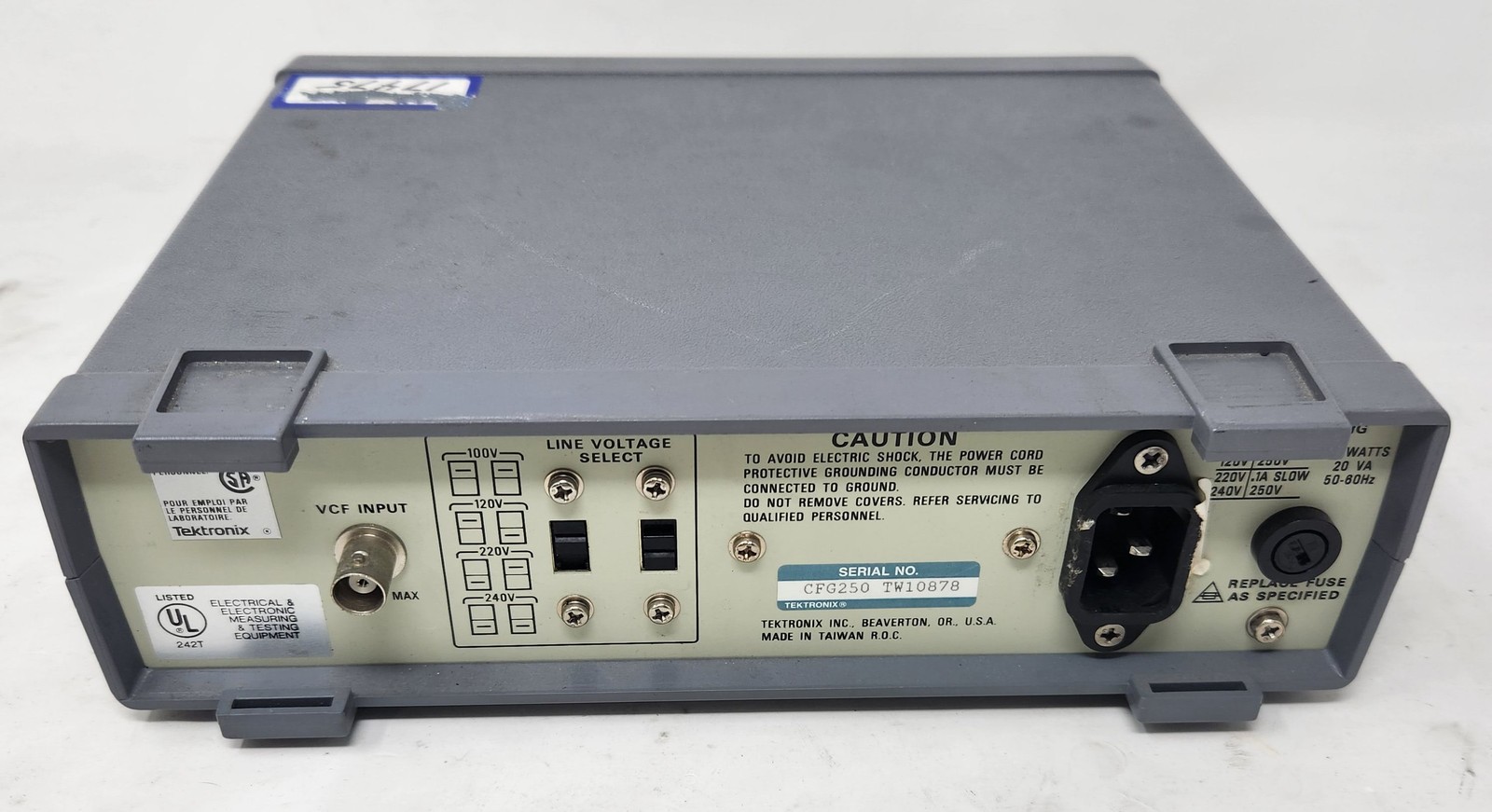 Tektronix CFG250 0.2Hz – 2MHz Function Generator – FUNCTION GENERATOR ONLY
