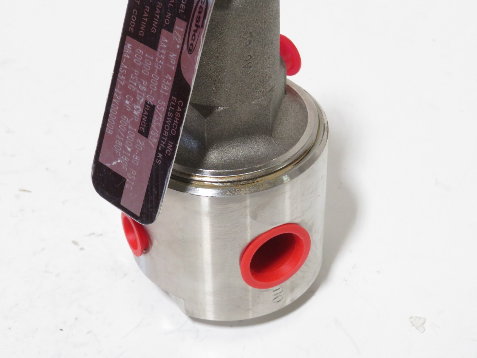 1/2″ Cashco 4381 SS/SS/S3 20-80PSIG Pressure Reducing Regulator NEW